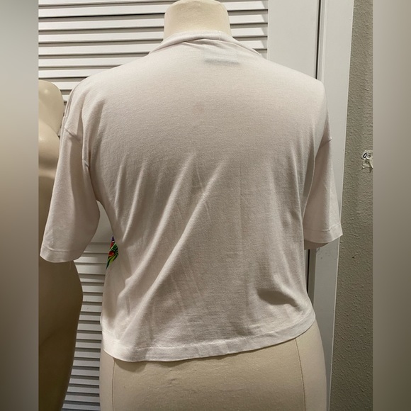 🔥🔥Pro spirit Womans xlarge crop top. Island graphic tshirt. Cut tags - Picture 3 of 5